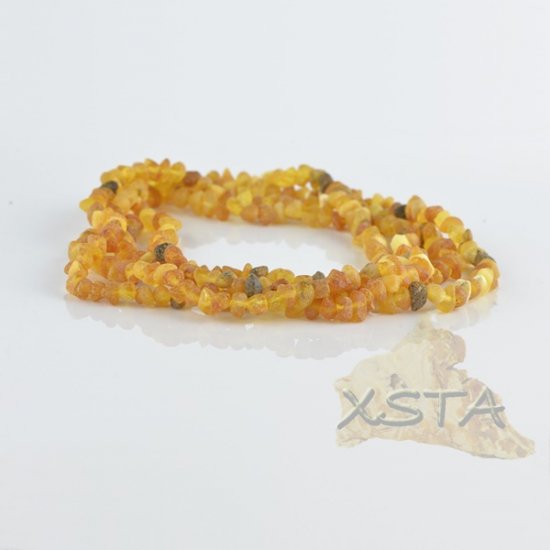 Amber chips necklace